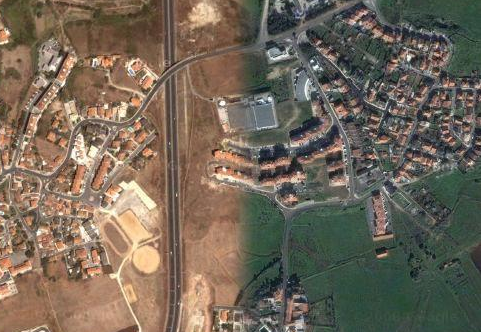 Porto Salvo está ligado a Vila Fria por uma estrada sem ligação pedestre